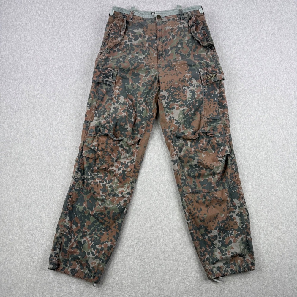 Diesel Pants Mens 30x32 Flecktarn Camo‎ Cargo Military Tactical Utility Canvas